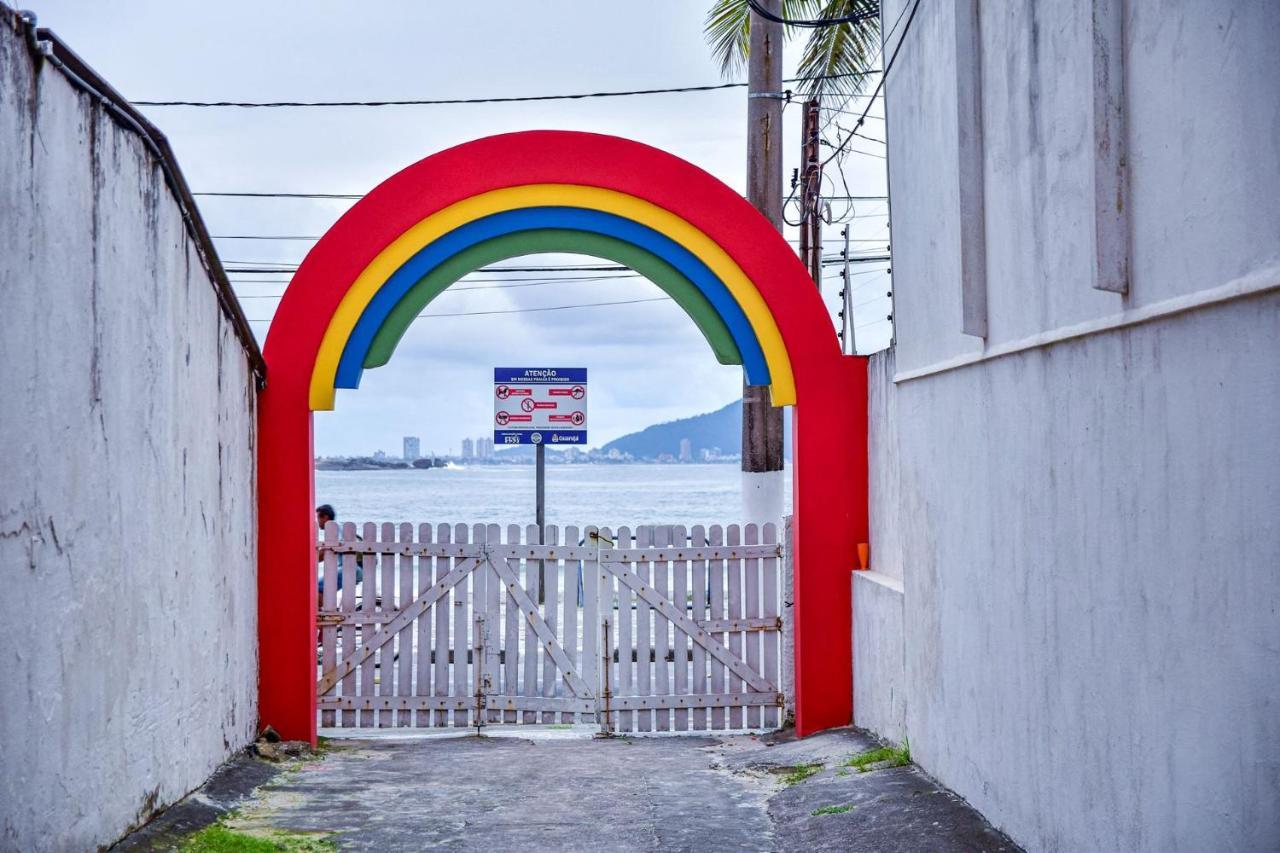 Apto C Piscina E Acesso Exclusivo A Praia, Guarujá Esterno foto